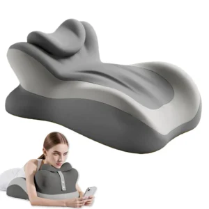 Multifunctional Memory Foam Prone Reading Pillow Relieve Neck Arm Fatigue Removable Headrest Anti-Slip Ideal for Bed Reading Wat